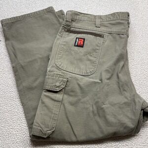 Wrangler Cargo Pants Mens 44x30 Green RIGGS Workwear Ripstop Ranger Utility Pant
